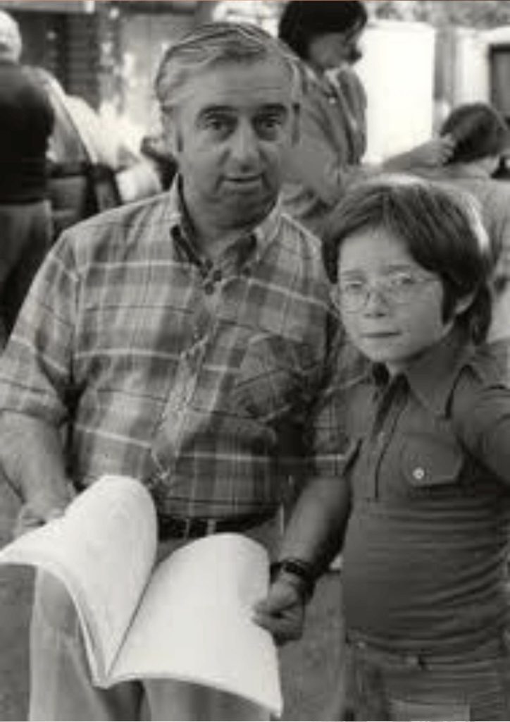 Cyril Aubin et son papa, André Badin
