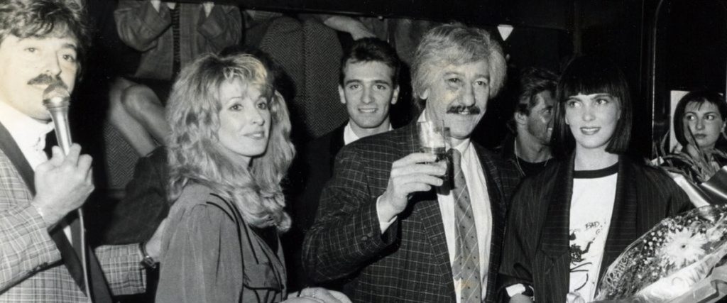 Cathy Andrieu lors de l'élection de Miss Carcassonne en 1988