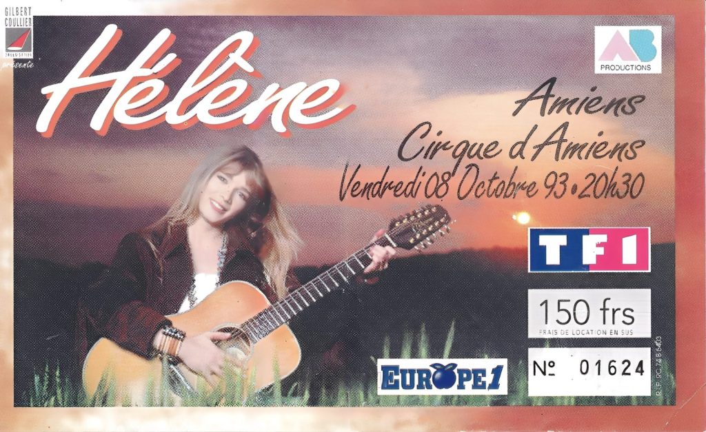 Billet de concert - Hélène au Cirque d'Amiens