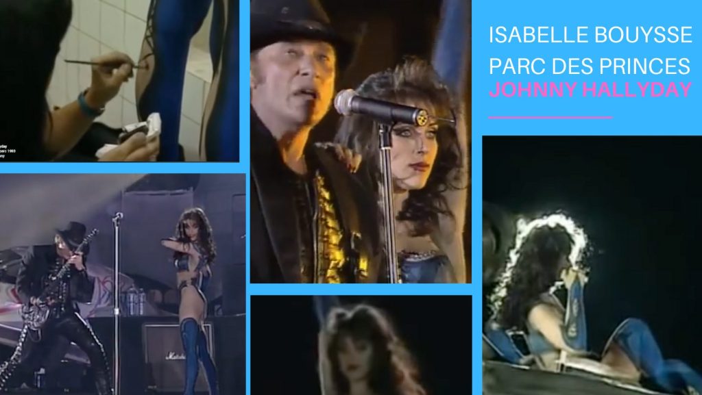 Isabelle Bouysse Johnny hallyday Parc des princes 1993