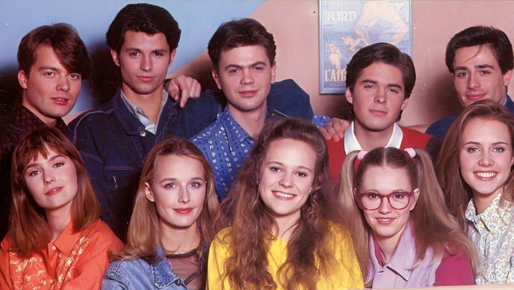 Joel et la troupe de Premiers Baisers